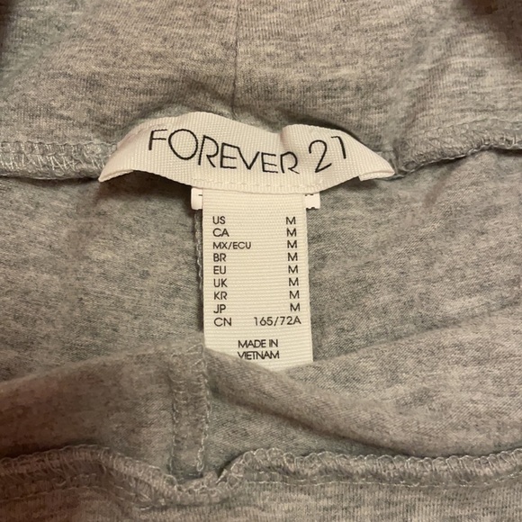 New Forever 21 Light Grey Leggings - Picture 3 of 3